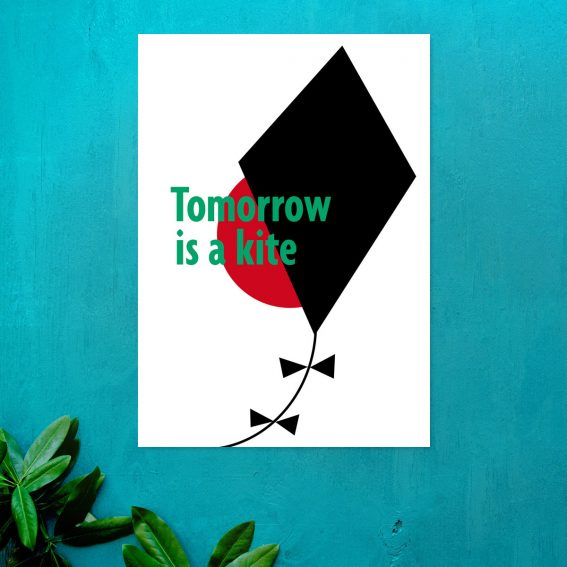 »Tomorrow is a kite | Plakat«